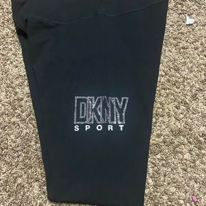 NWT DKNY Sport Black Bling Legging